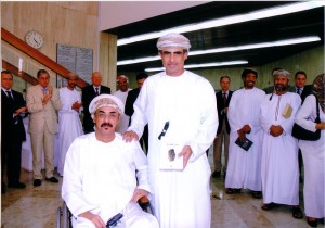 With his excelency Dr. Mohamed Al-Rumhy, Oil and Gas Minister