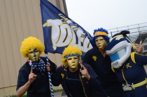 Sherry as Rocksy with Blue Crew by Crystal Hand_The University of Toledo